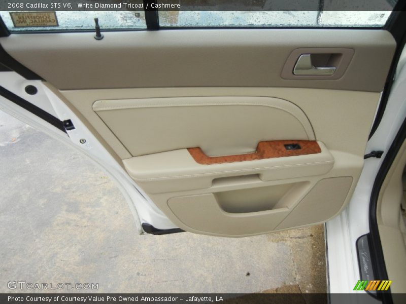 White Diamond Tricoat / Cashmere 2008 Cadillac STS V6
