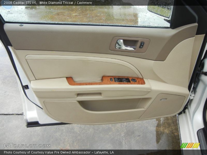 White Diamond Tricoat / Cashmere 2008 Cadillac STS V6