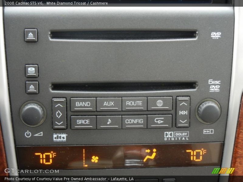 White Diamond Tricoat / Cashmere 2008 Cadillac STS V6