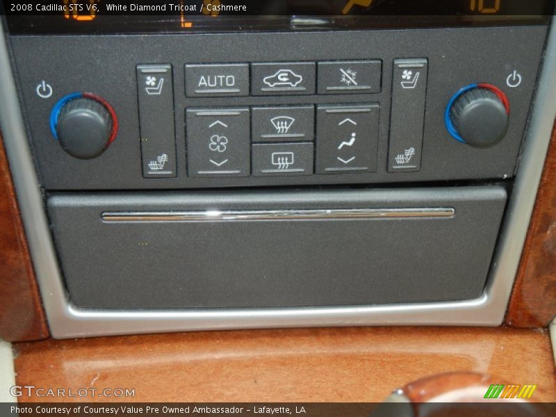 White Diamond Tricoat / Cashmere 2008 Cadillac STS V6
