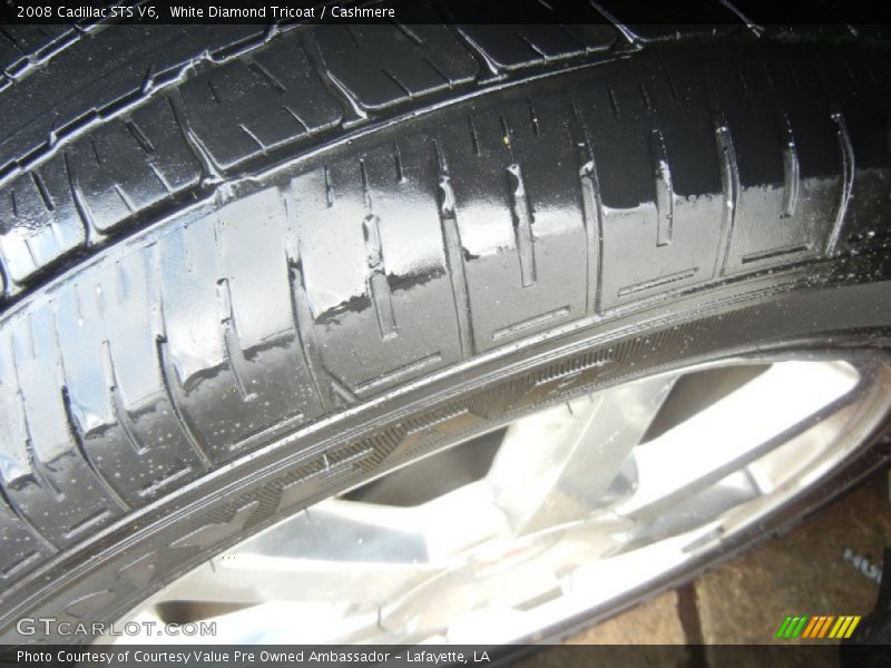 White Diamond Tricoat / Cashmere 2008 Cadillac STS V6