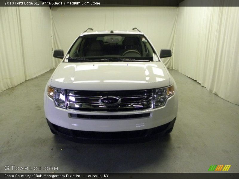White Suede / Medium Light Stone 2010 Ford Edge SE