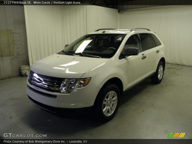 White Suede / Medium Light Stone 2010 Ford Edge SE