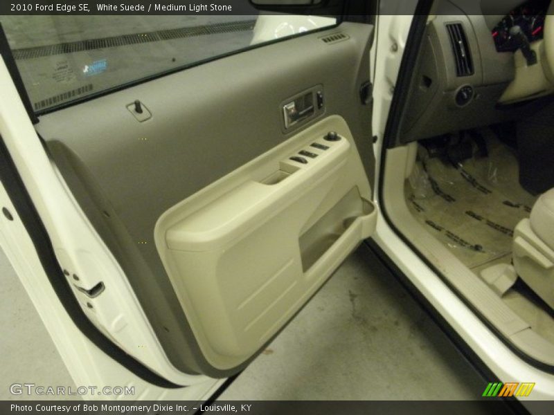 White Suede / Medium Light Stone 2010 Ford Edge SE