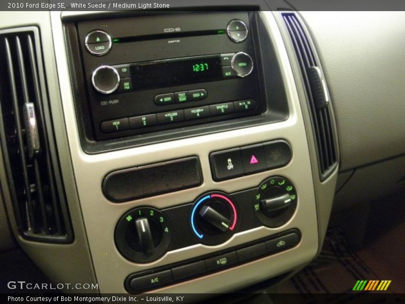 White Suede / Medium Light Stone 2010 Ford Edge SE