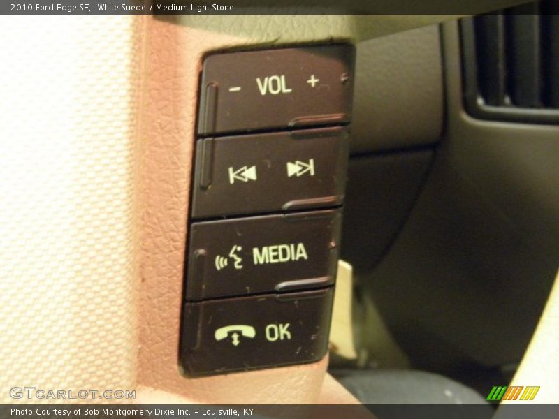 White Suede / Medium Light Stone 2010 Ford Edge SE