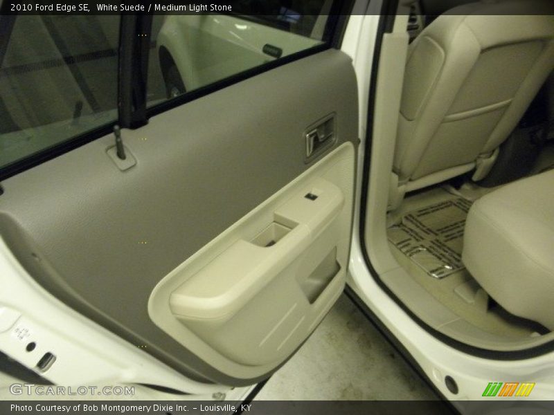 White Suede / Medium Light Stone 2010 Ford Edge SE