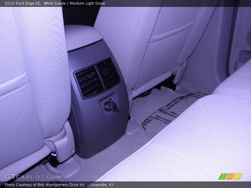 White Suede / Medium Light Stone 2010 Ford Edge SE
