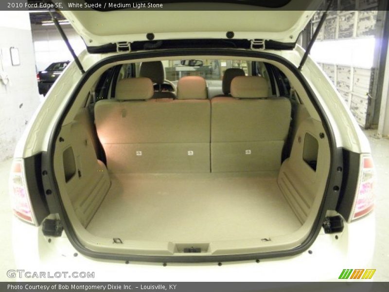 White Suede / Medium Light Stone 2010 Ford Edge SE