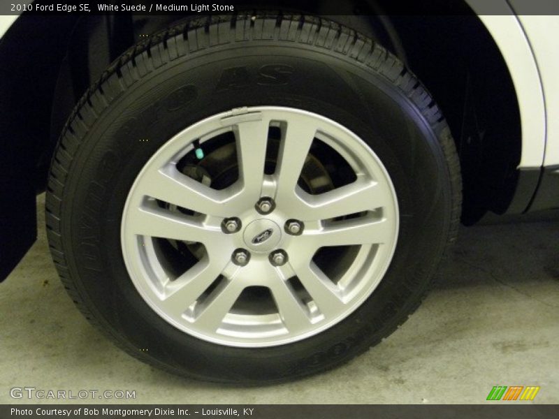 White Suede / Medium Light Stone 2010 Ford Edge SE