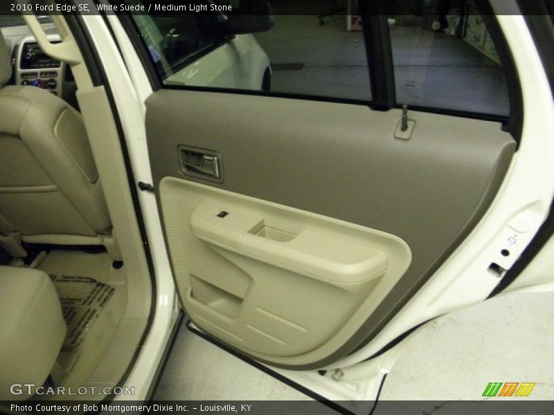 White Suede / Medium Light Stone 2010 Ford Edge SE