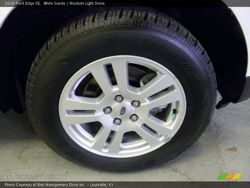 White Suede / Medium Light Stone 2010 Ford Edge SE