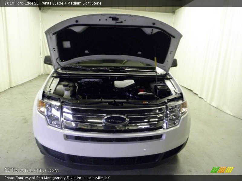 White Suede / Medium Light Stone 2010 Ford Edge SE