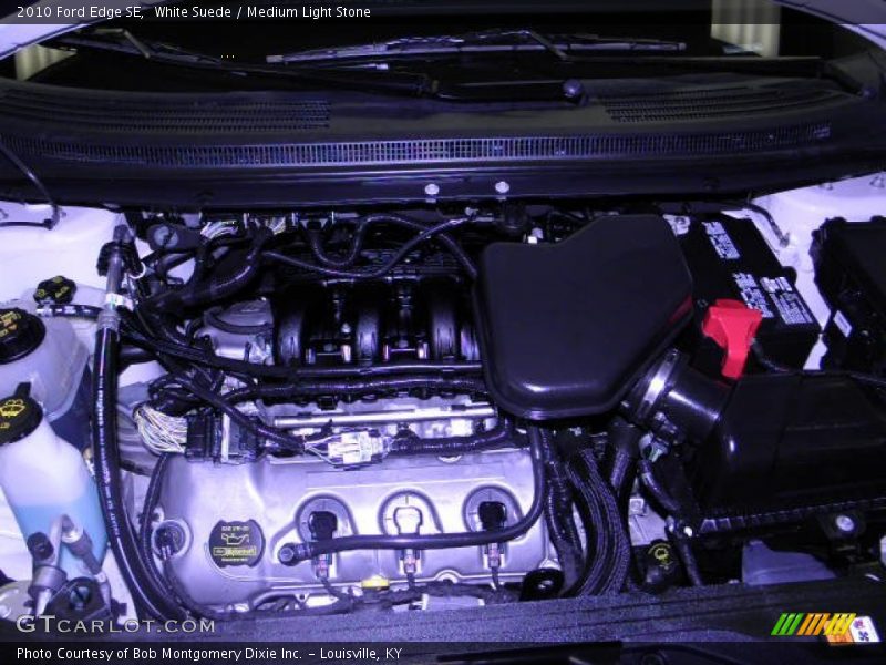 White Suede / Medium Light Stone 2010 Ford Edge SE