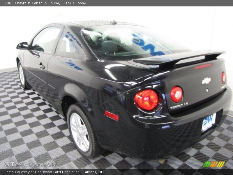 Black / Ebony 2005 Chevrolet Cobalt LS Coupe