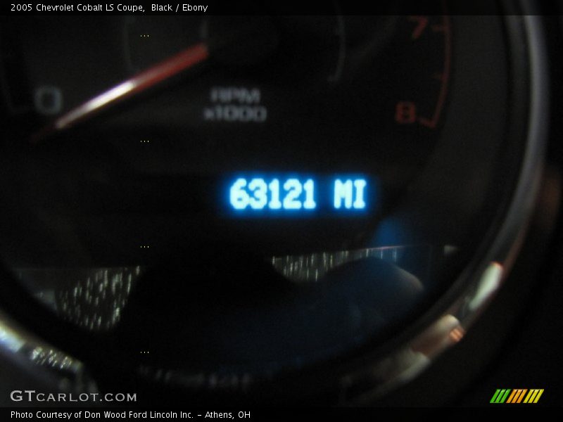 Black / Ebony 2005 Chevrolet Cobalt LS Coupe