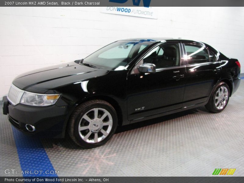 Black / Dark Charcoal 2007 Lincoln MKZ AWD Sedan