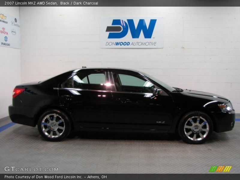Black / Dark Charcoal 2007 Lincoln MKZ AWD Sedan