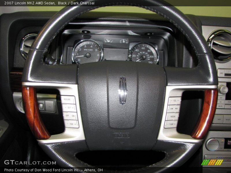 Black / Dark Charcoal 2007 Lincoln MKZ AWD Sedan