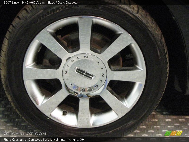 Black / Dark Charcoal 2007 Lincoln MKZ AWD Sedan