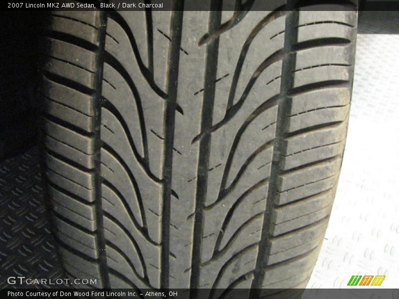 Black / Dark Charcoal 2007 Lincoln MKZ AWD Sedan