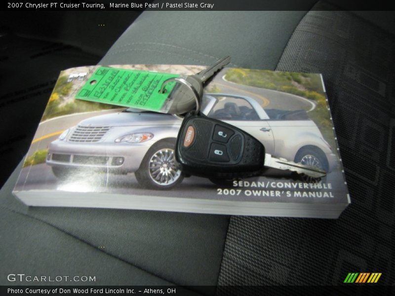 Marine Blue Pearl / Pastel Slate Gray 2007 Chrysler PT Cruiser Touring