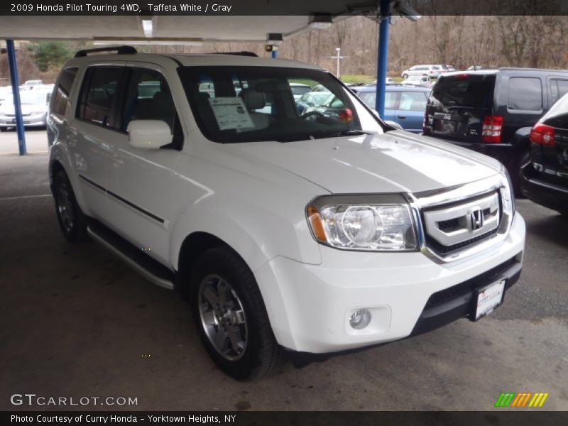 Taffeta White / Gray 2009 Honda Pilot Touring 4WD