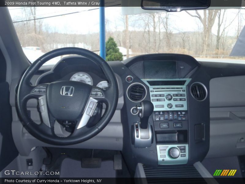 Taffeta White / Gray 2009 Honda Pilot Touring 4WD