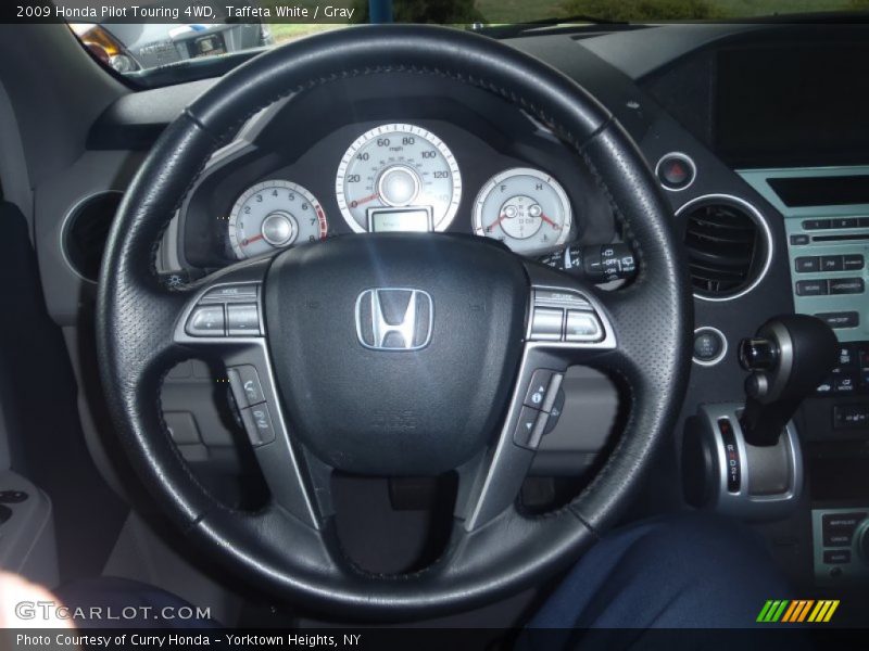 Taffeta White / Gray 2009 Honda Pilot Touring 4WD