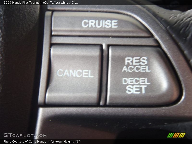 Taffeta White / Gray 2009 Honda Pilot Touring 4WD