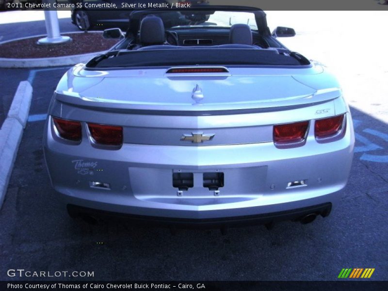 Silver Ice Metallic / Black 2011 Chevrolet Camaro SS Convertible