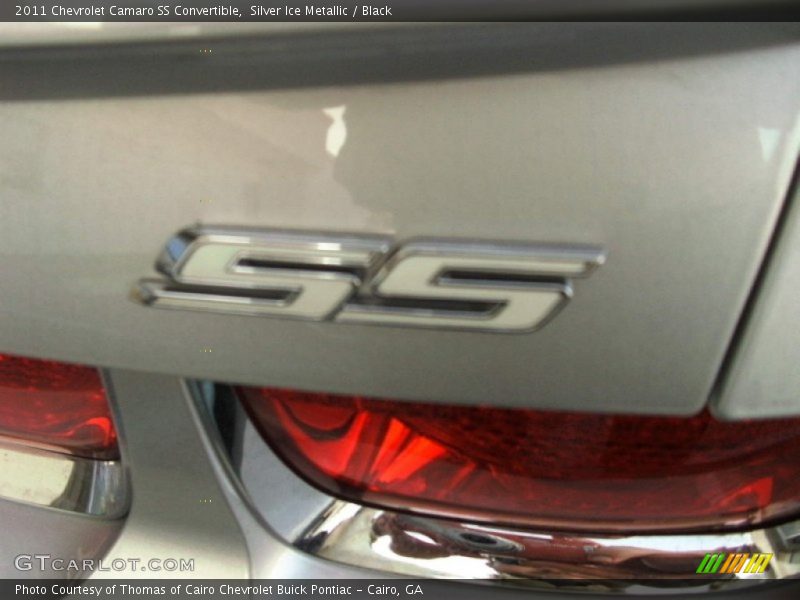 Silver Ice Metallic / Black 2011 Chevrolet Camaro SS Convertible