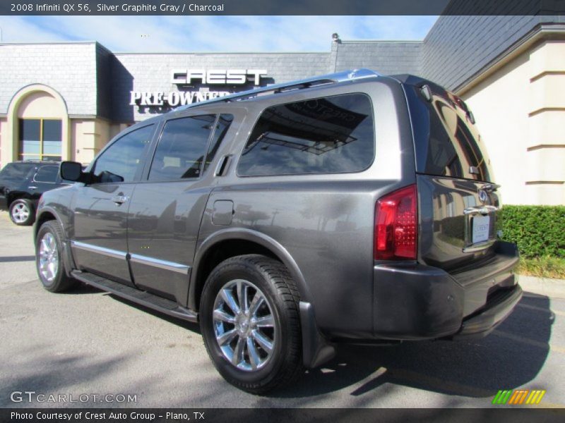 Silver Graphite Gray / Charcoal 2008 Infiniti QX 56