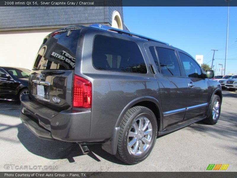 Silver Graphite Gray / Charcoal 2008 Infiniti QX 56