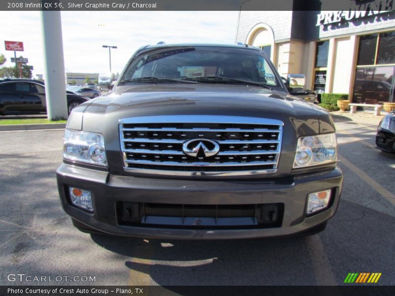 Silver Graphite Gray / Charcoal 2008 Infiniti QX 56