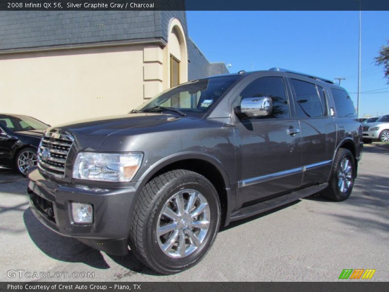 Silver Graphite Gray / Charcoal 2008 Infiniti QX 56