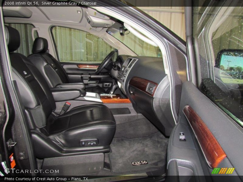 Silver Graphite Gray / Charcoal 2008 Infiniti QX 56
