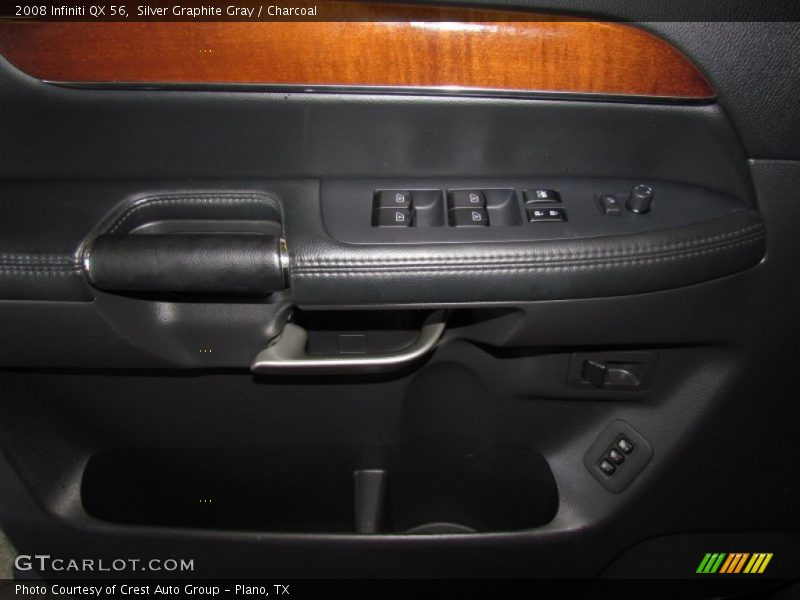 Silver Graphite Gray / Charcoal 2008 Infiniti QX 56
