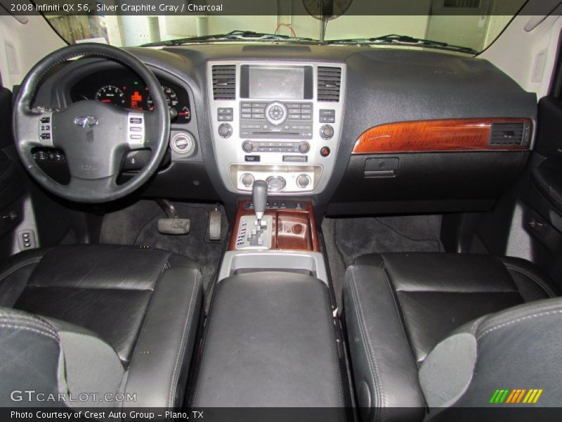 Silver Graphite Gray / Charcoal 2008 Infiniti QX 56