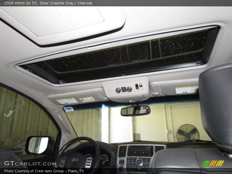 Silver Graphite Gray / Charcoal 2008 Infiniti QX 56