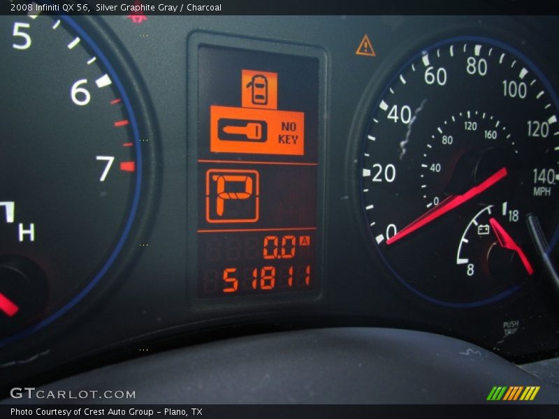 Silver Graphite Gray / Charcoal 2008 Infiniti QX 56