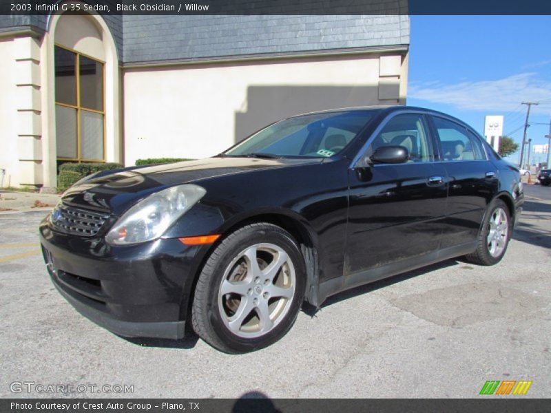 Black Obsidian / Willow 2003 Infiniti G 35 Sedan
