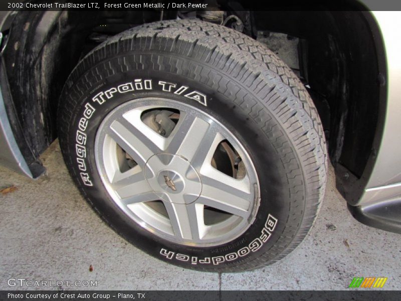 Forest Green Metallic / Dark Pewter 2002 Chevrolet TrailBlazer LTZ