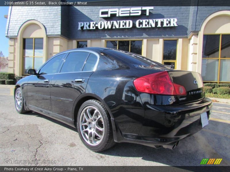 Black Obsidian / Wheat 2006 Infiniti G 35 Sedan
