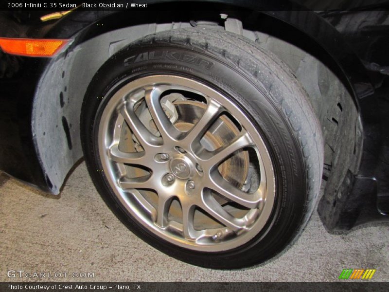 Black Obsidian / Wheat 2006 Infiniti G 35 Sedan