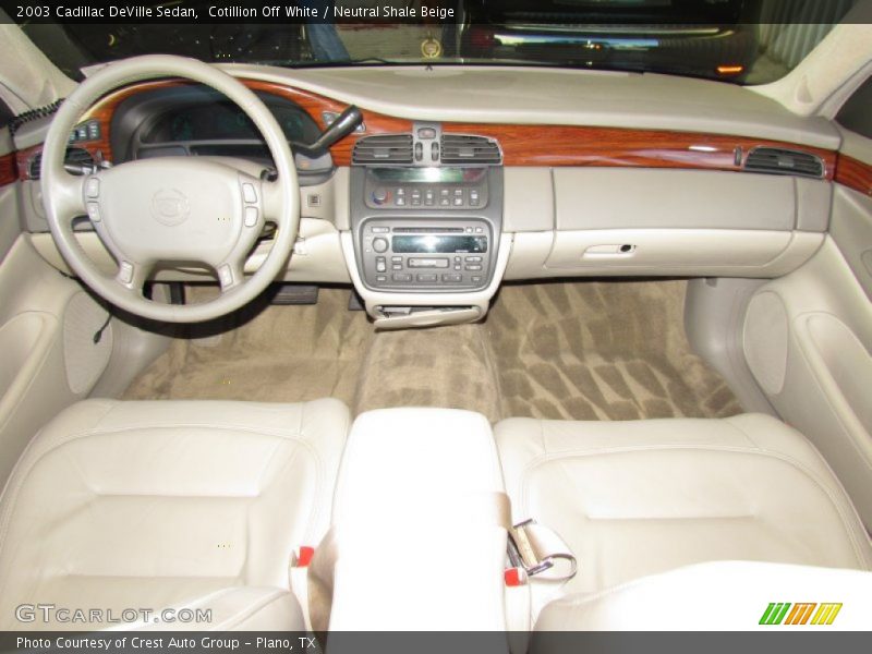 Cotillion Off White / Neutral Shale Beige 2003 Cadillac DeVille Sedan