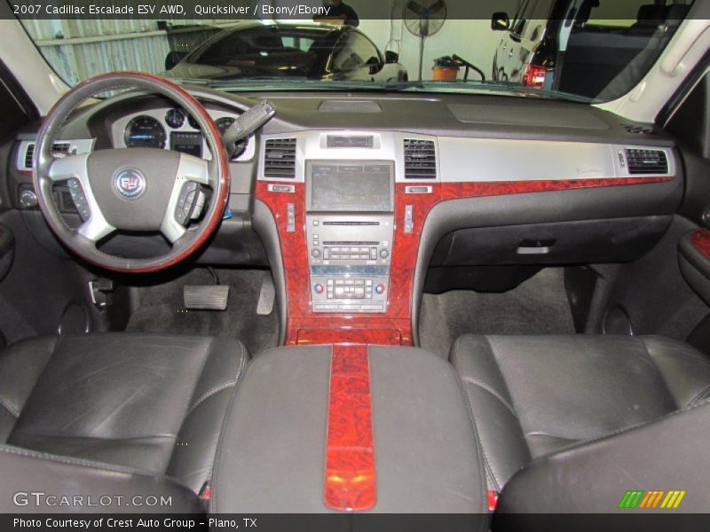 Quicksilver / Ebony/Ebony 2007 Cadillac Escalade ESV AWD