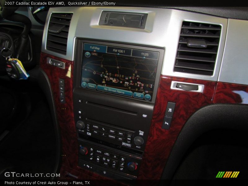Quicksilver / Ebony/Ebony 2007 Cadillac Escalade ESV AWD
