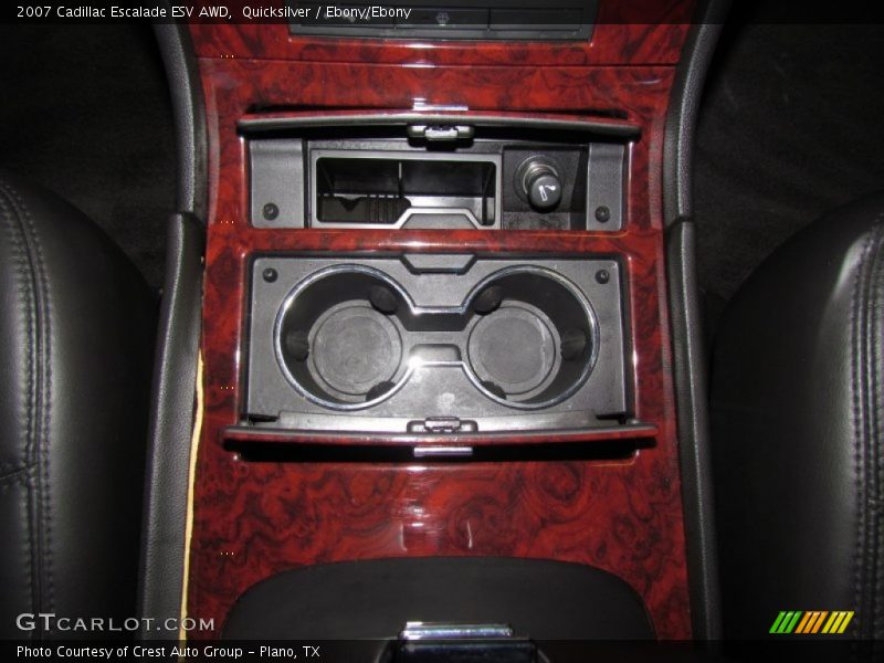 Quicksilver / Ebony/Ebony 2007 Cadillac Escalade ESV AWD