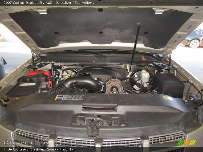 Quicksilver / Ebony/Ebony 2007 Cadillac Escalade ESV AWD